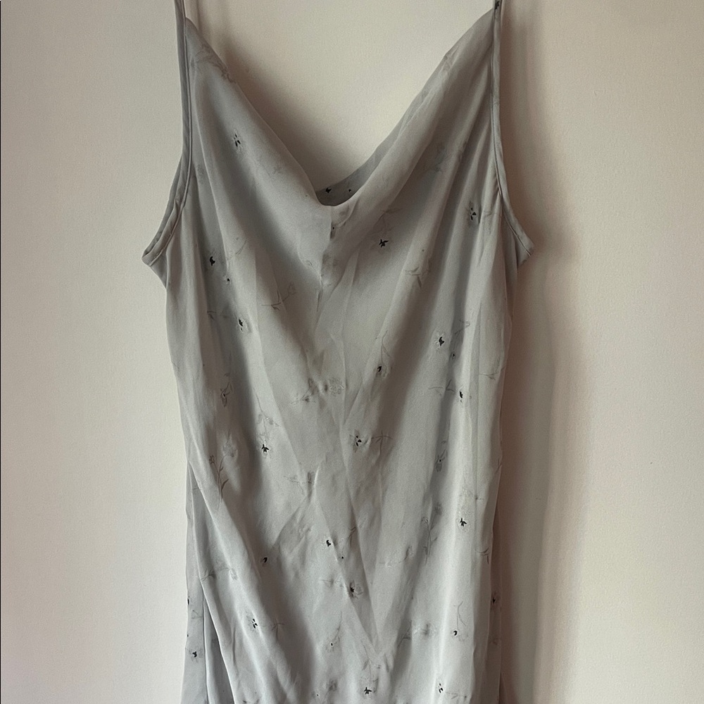 Elegant Gray Midi Dress